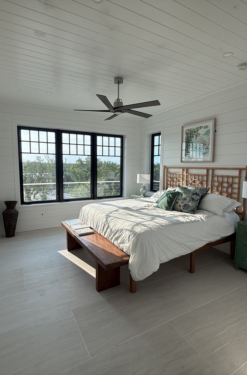 Freshly Painted Bedroom