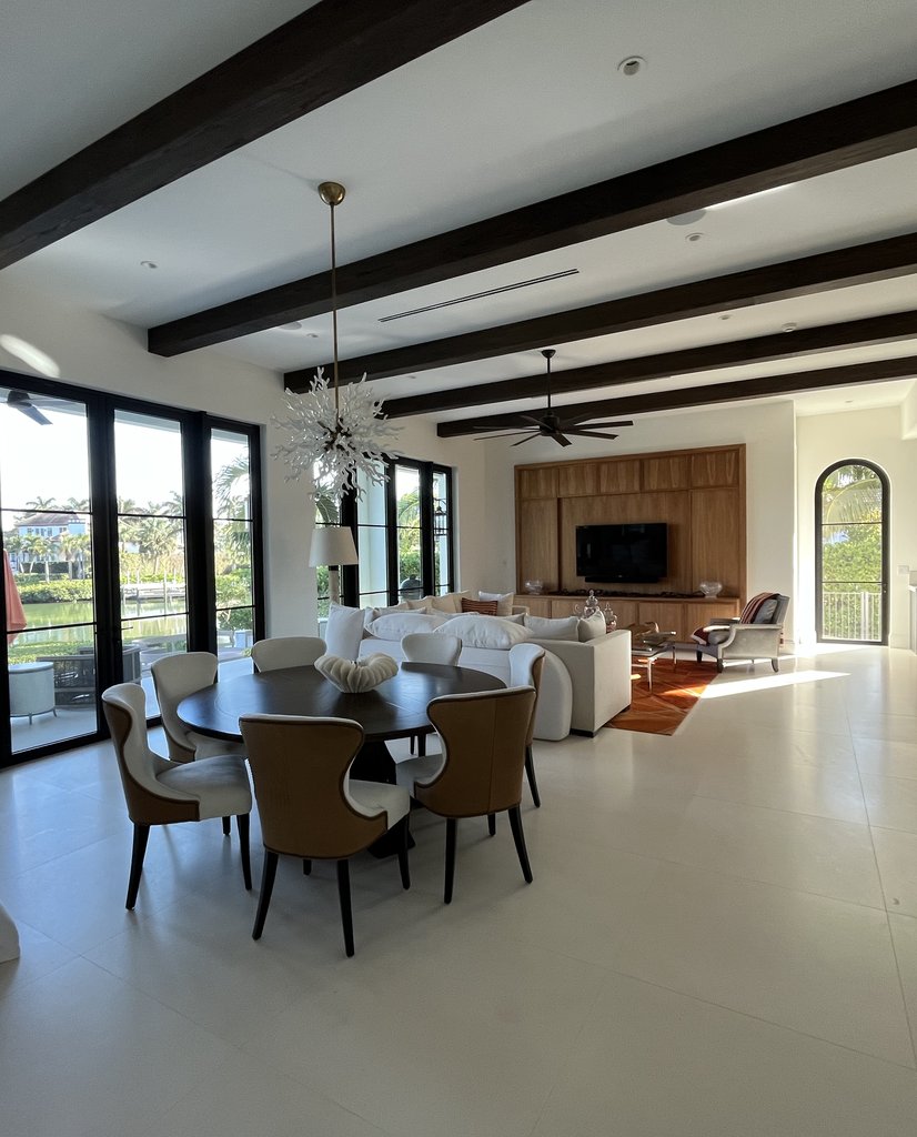 exposed joist ceiling