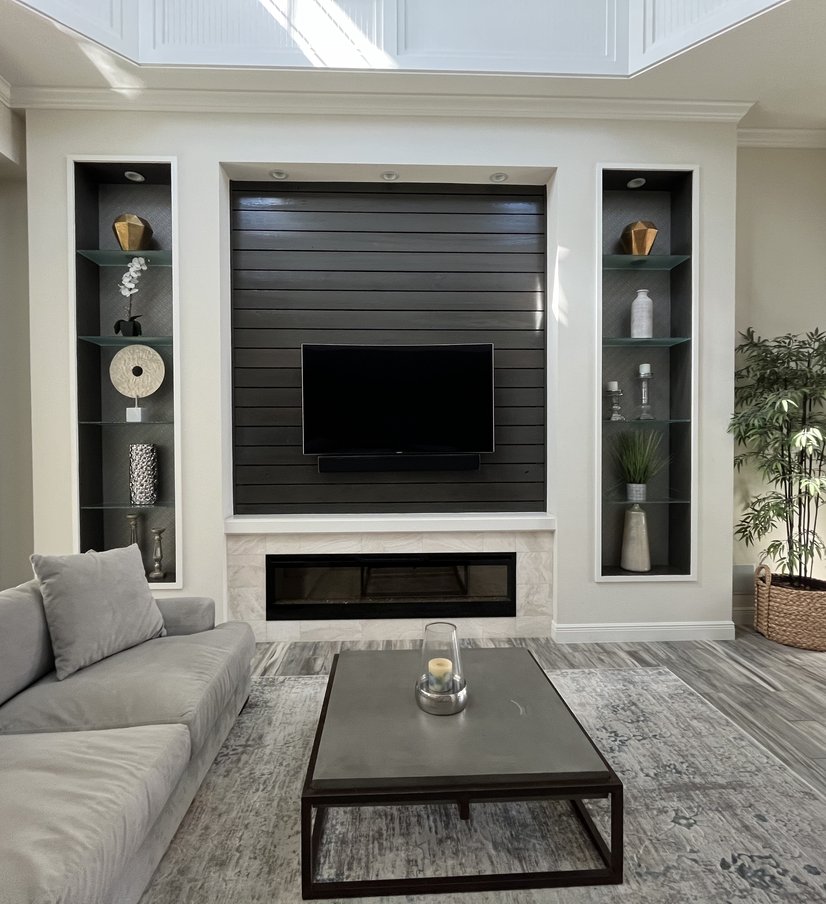 Modern entertainment center