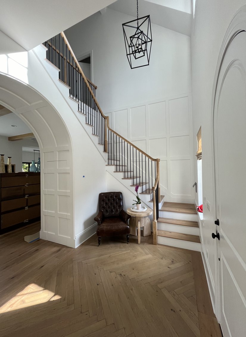 Refinished stairwell