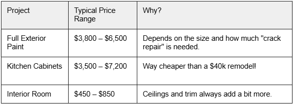 local painting costs