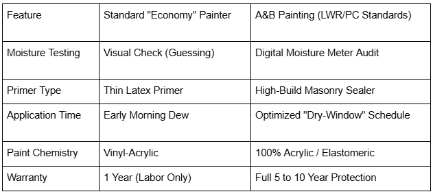 The A&B Method vs. Standard Painting